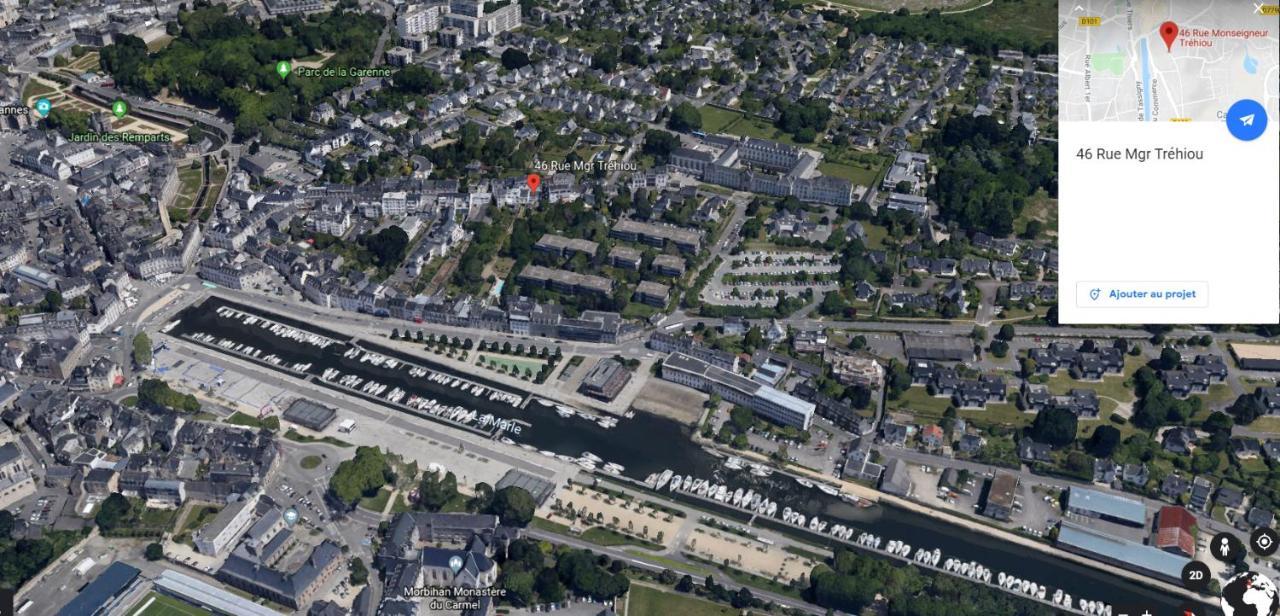 DU MANN petite maison jardin à 100m du port de Vannes avec PARKING privé Esterno foto